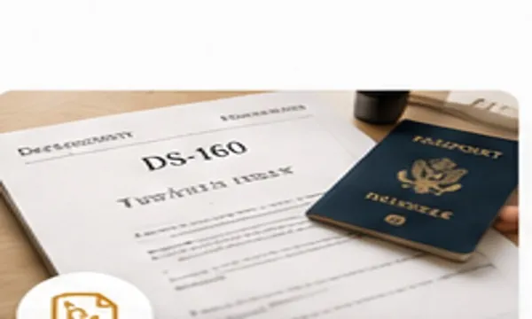 Visa application paperwork